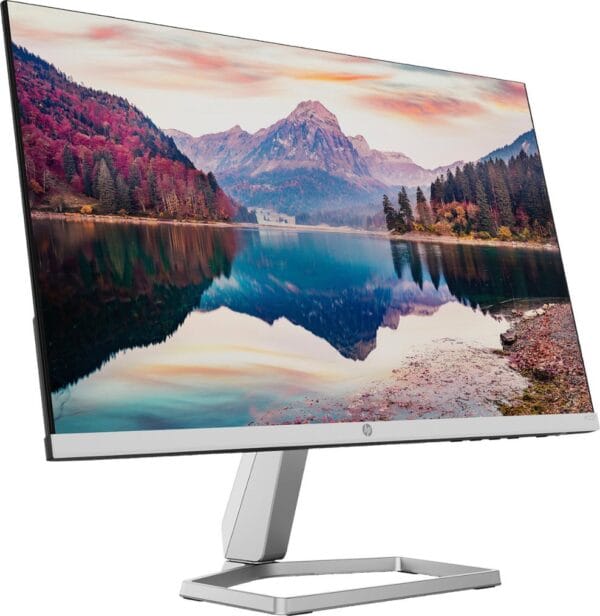 AS6 Refurbished HP - 21.5" IPS LED Full HD FreeSync Monitor (HDMI, VGA) - Silver & Black - Image 2