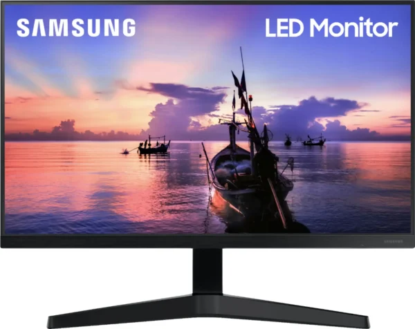 AS6 Refurbished Samsung - 27" T350 Series IPS FHD, AMD FreeSync Monitor (VESA, HDMI, VGA) - Dark Blue Gray